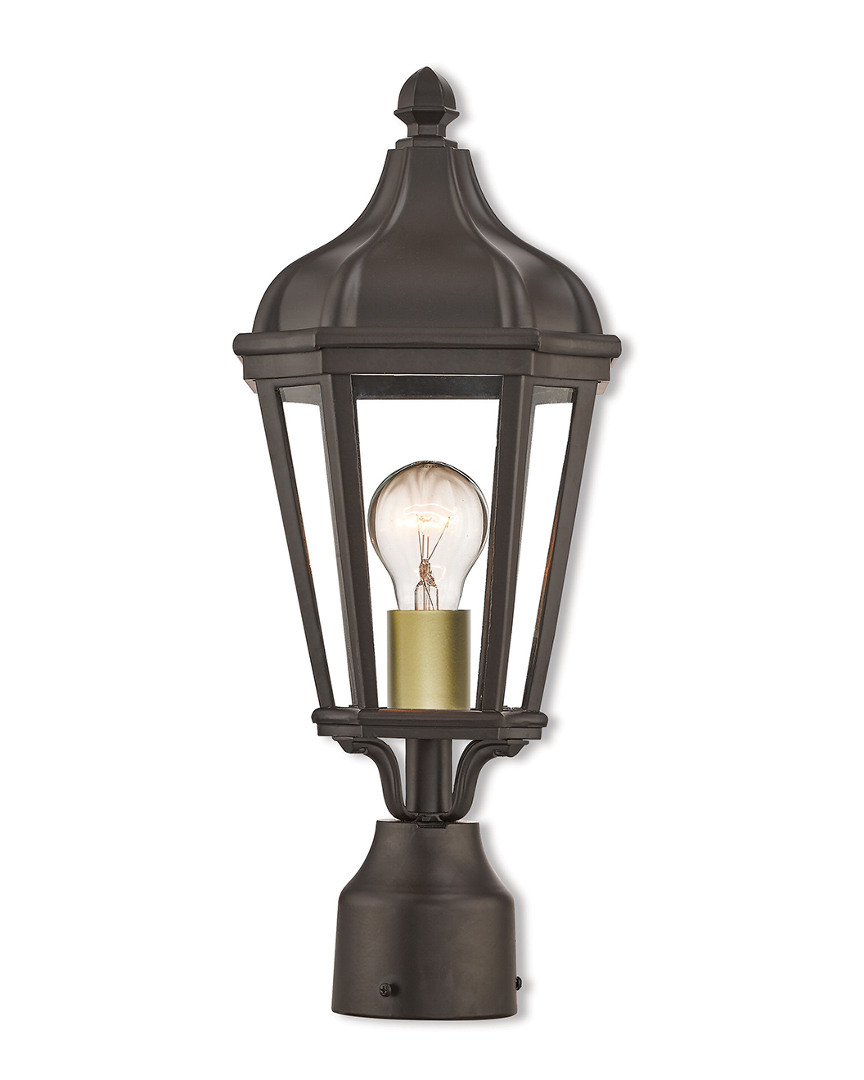 Image of Livex Morgan  Lt BZ Outdoor Post Top Lantern