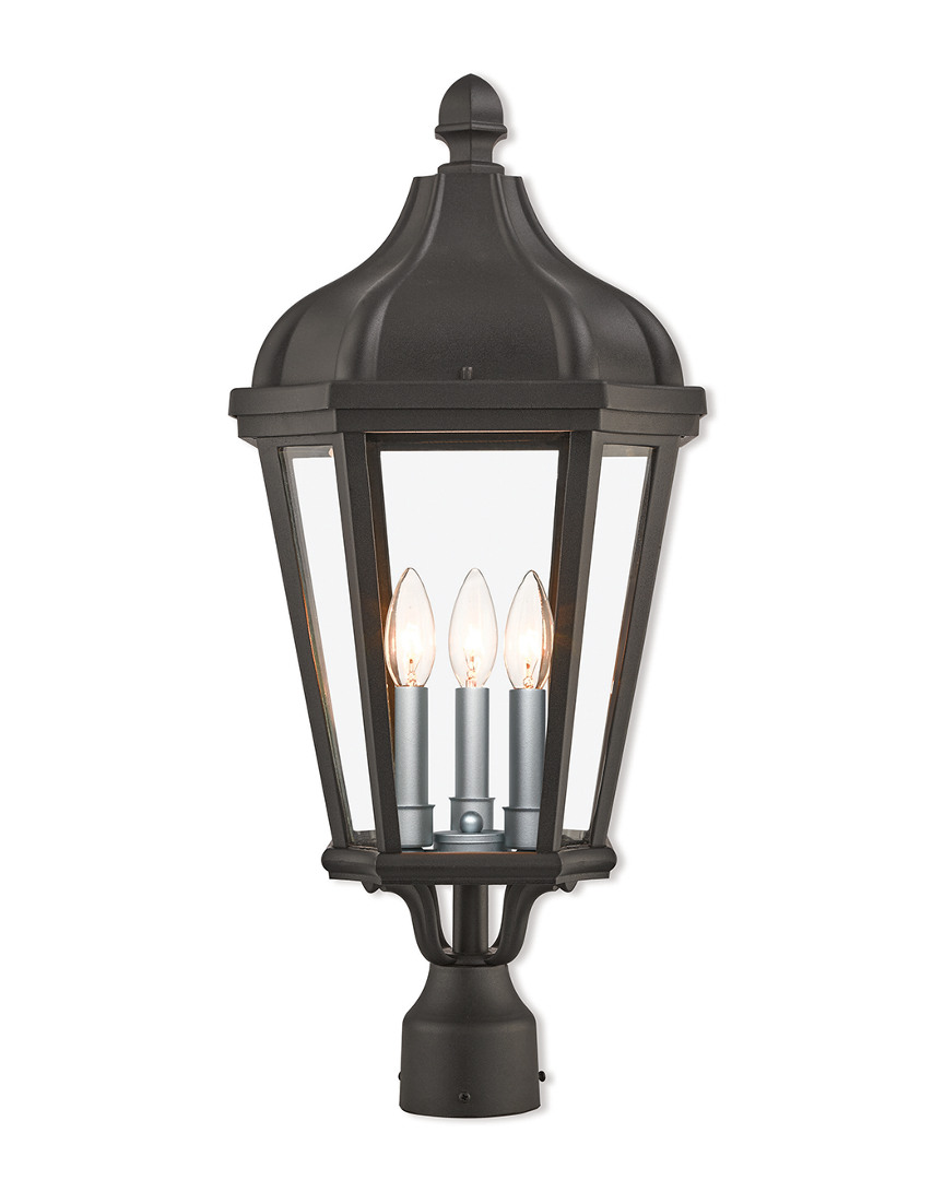 Livex Lighting Livex Morgan 3 Light Tbk Outdoor Post Top Lantern