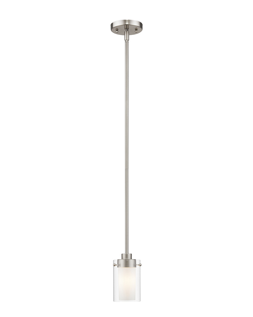 Livex Lighting Livex Manhattan 1-light Brushed Nickel Mini Pendant