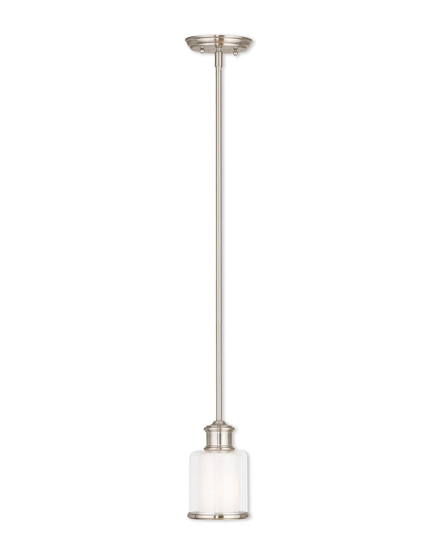 Livex Lighting Livex Middlebush 1-light Brushed Nickel Mini Pendant