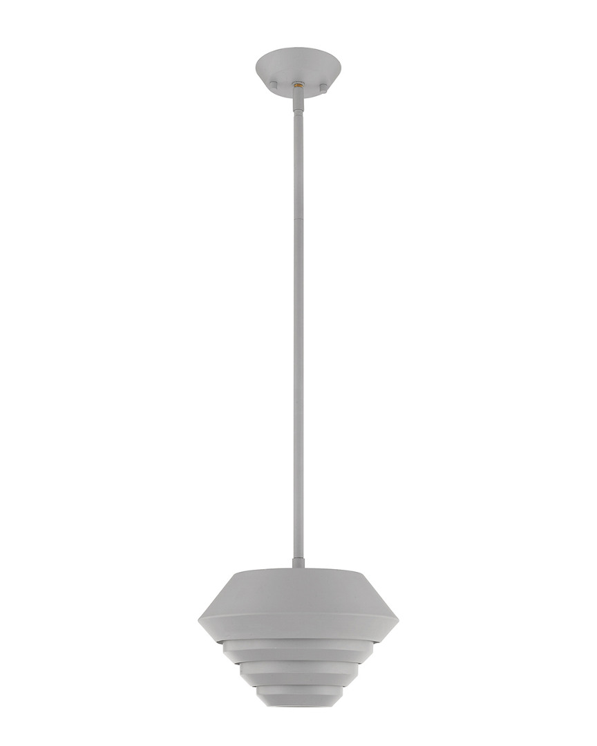 Livex Lighting Livex Amsterdam 1 Lt Nordic Gray Mini Pendant