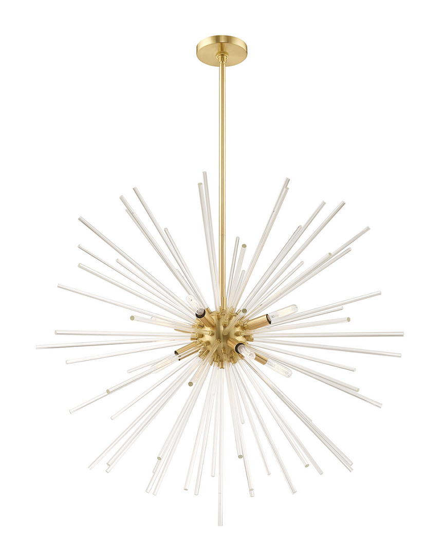 Livex Lighting Livex Utopia 8-light Satin Brass Pendant Chandelier