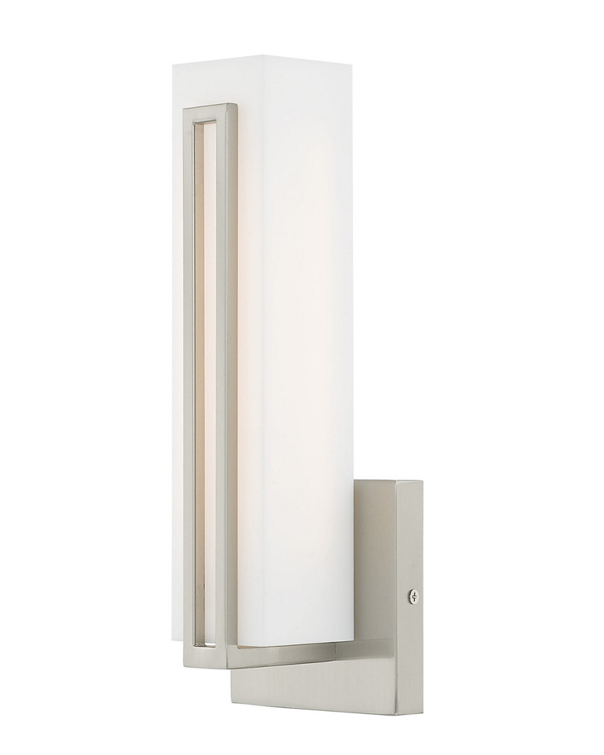 Livex Lighting Livex Fulton 10w Led Brushed Nickel Ada Wall Sconce