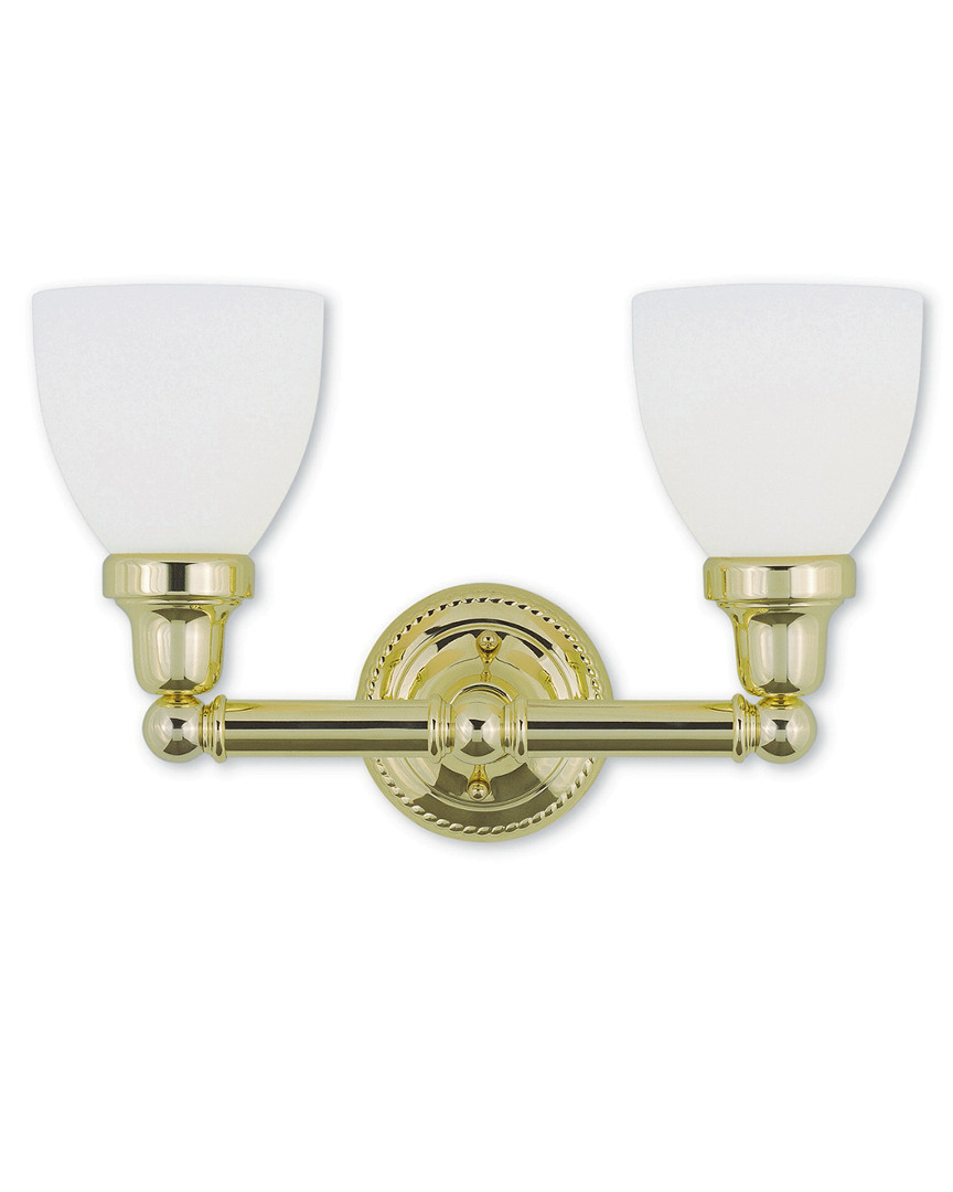 Livex Lighting Livex Classic 2-light Polished Brass Bath-light