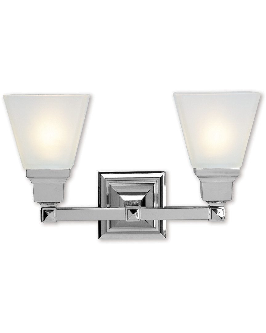 Livex Lighting Livex Mission 2-light Polished Chrome Bath-light