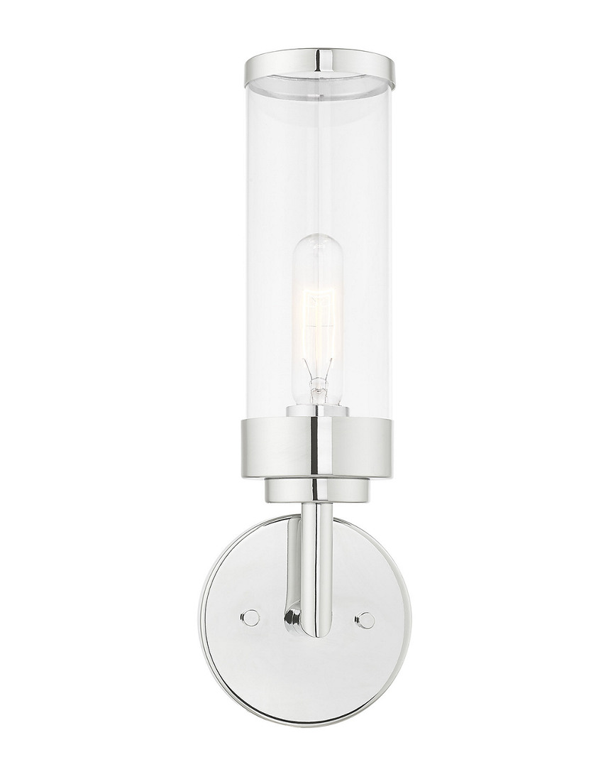 Livex Lighting Livex Hillcrest 1-light Polished Chrome Ada Wall Sconce