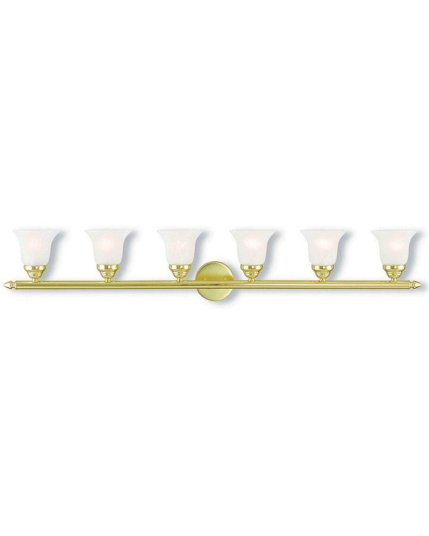 Livex Lighting Livex Neptune 6-light Polished Brass Bath-light