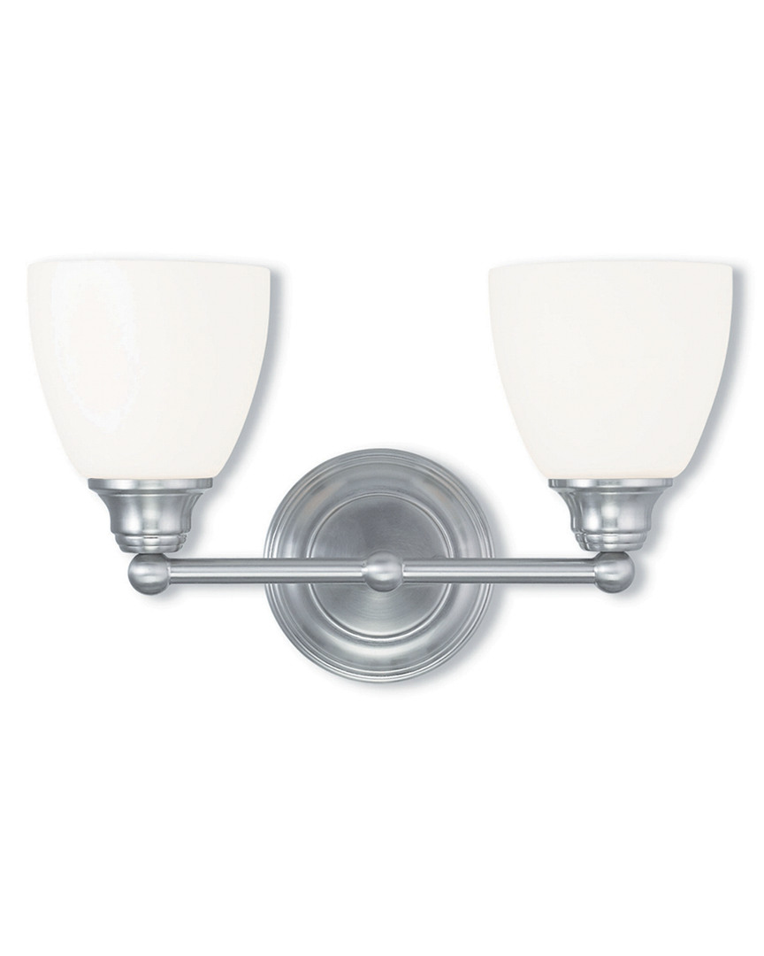 Livex Lighting Livex Somerville 2-light Brushed Nickel Bath-light