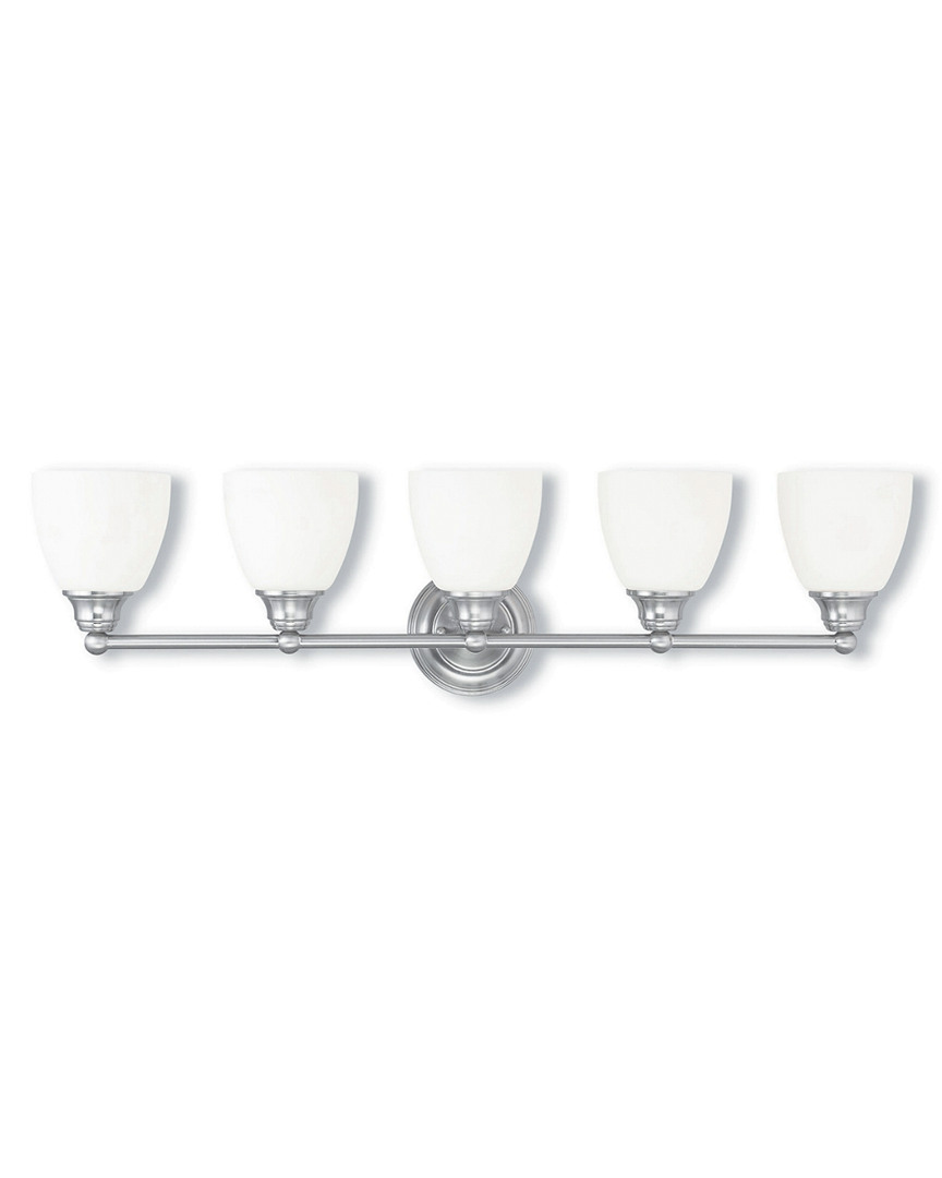 Livex Lighting Livex Somerville 5-light Brushed Nickel Bath-light