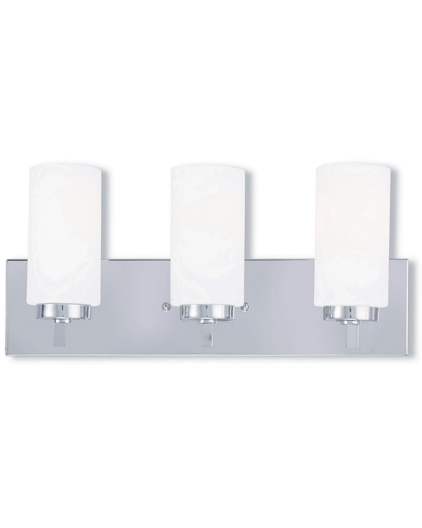 Livex Lighting Livex West Lake 3-light Polished Chrome Bath-light