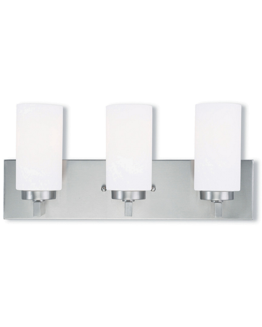 Livex Lighting Livex West Lake 3-light Brushed Nickel Bath-light
