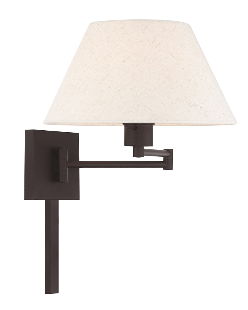 Livex Lighting Livex 1 Lt Bronze Swing Arm Wall Lamp