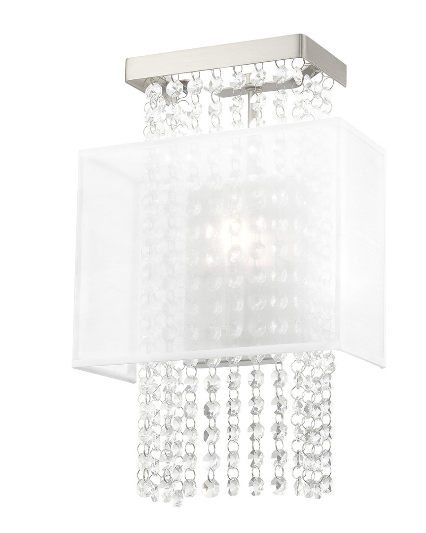Livex Lighting Livex Bella Vista 1 Lt Brushed Nickel Ada Wall Sconce