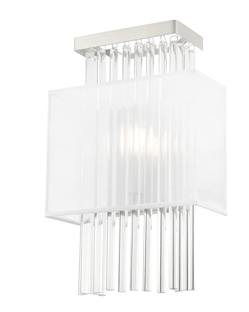 Livex Lighting Livex Alexis 1 Lt Brushed Nickel Ada Wall Sconce