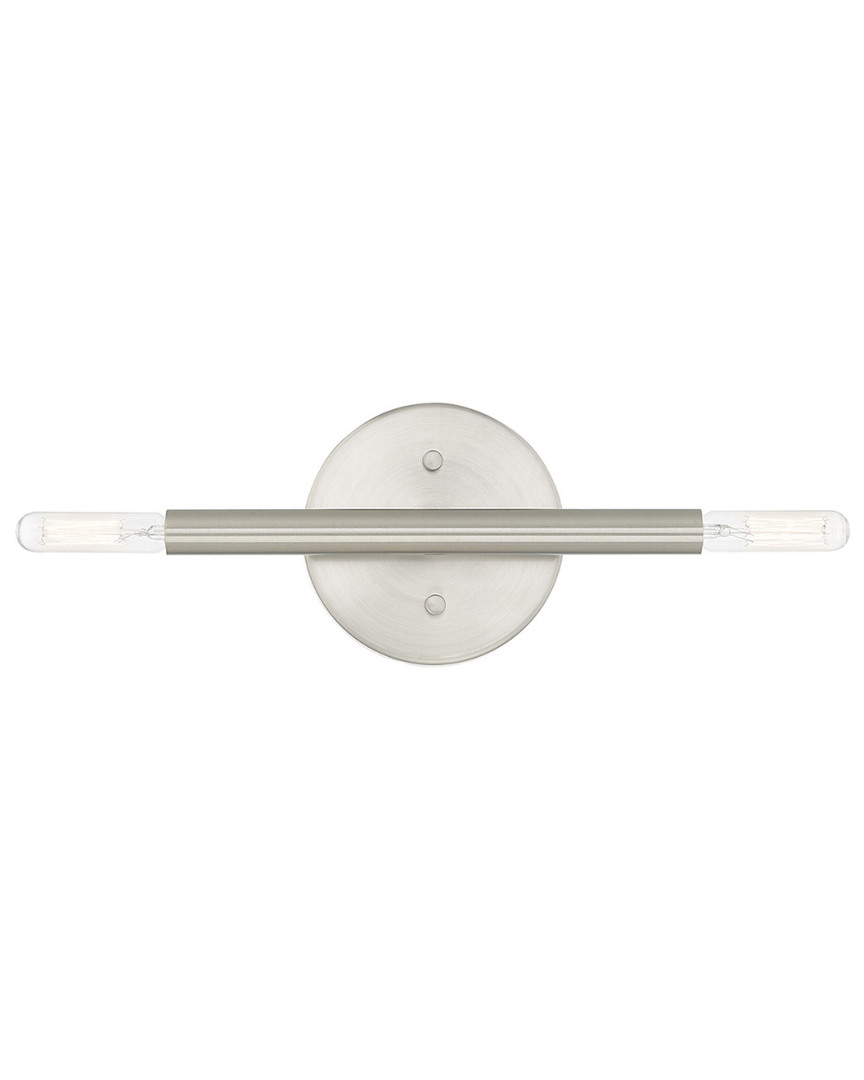 Livex Lighting Livex Copenhagen 2 Lt Brushed Nickel Ada Wall Sconce