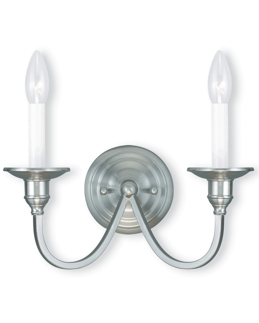 Livex Lighting Livex Cranford 2-light Brushed Nickel Wall Sconce