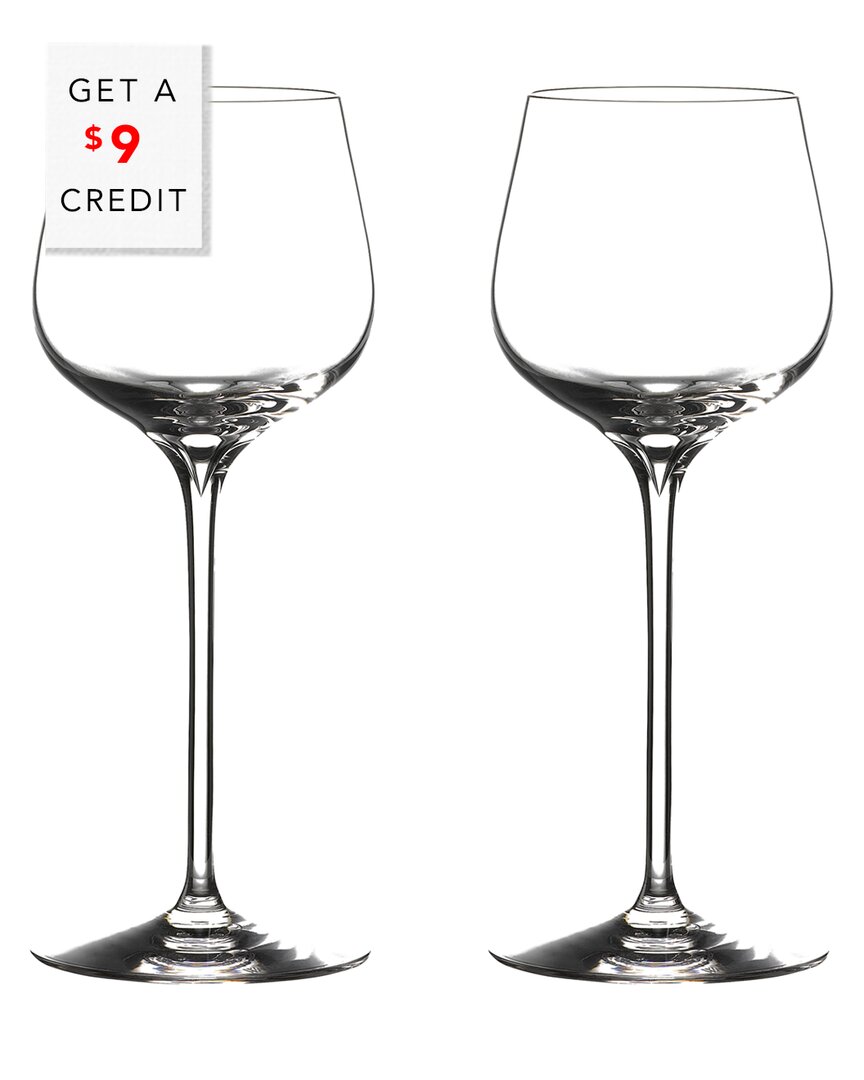 Waterford Elegance Dessert Wine Glasses (set Of 2) With $9 Credit