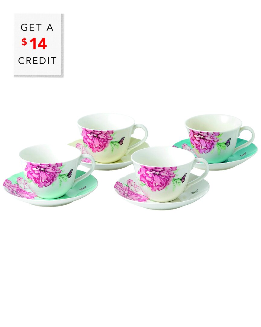 Royal Albert Everyday Friendship 8pc Tea Cup And Saucer Set