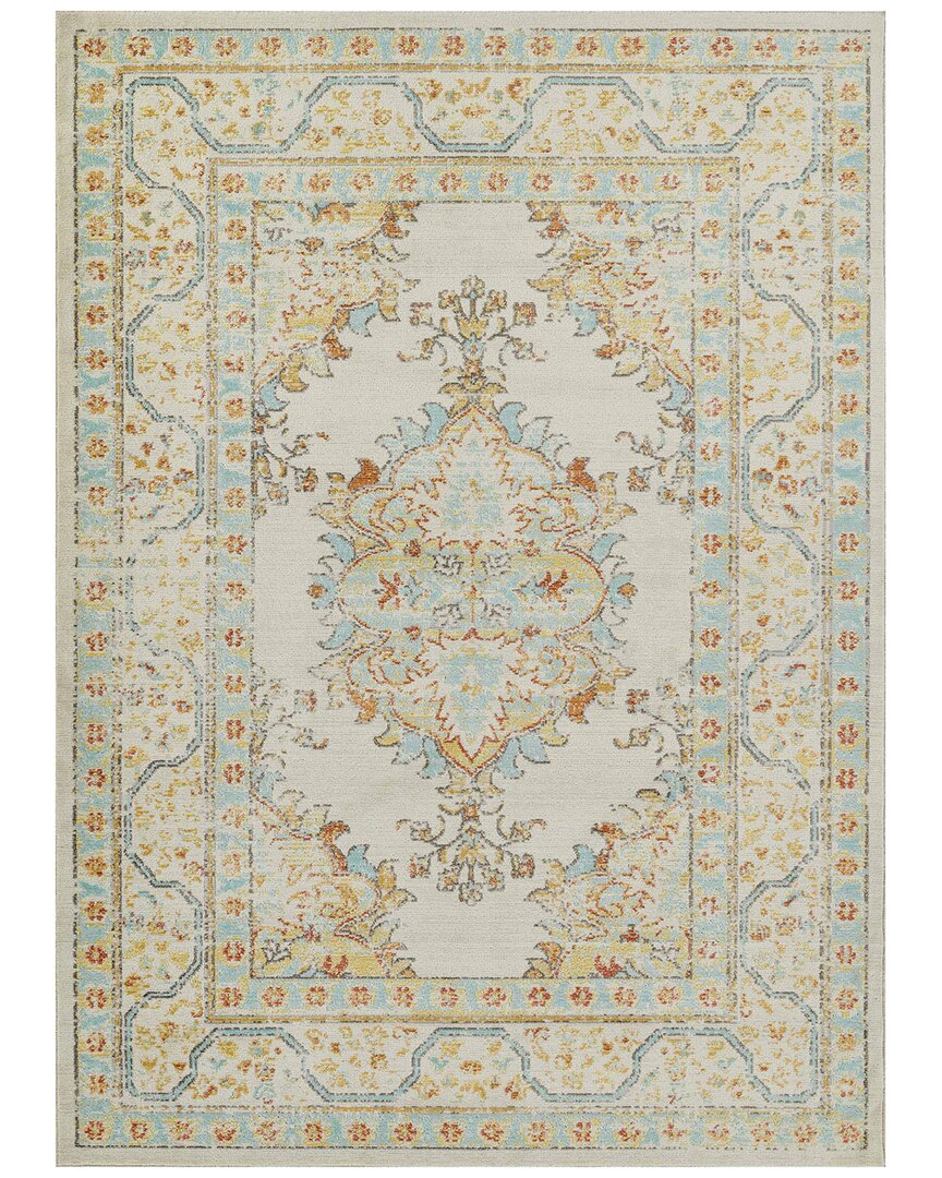 Ecarpet Lillihan Traditional Area Rug In Multi