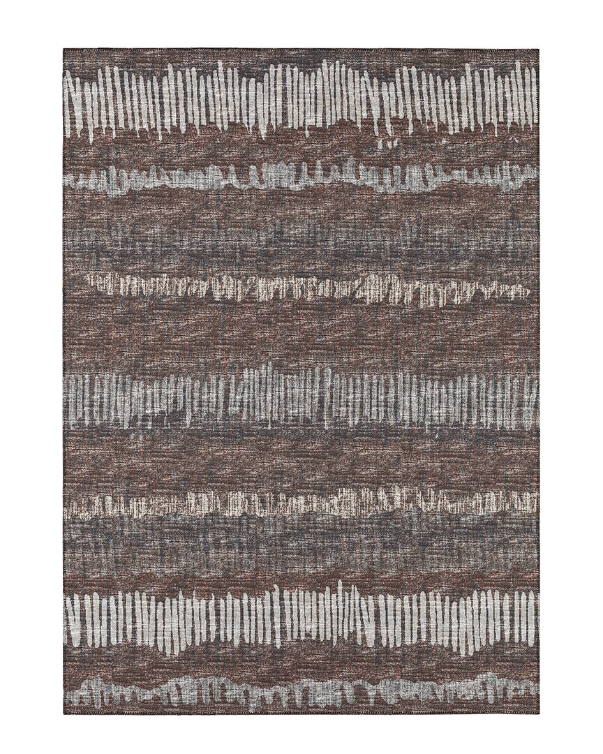 Addison Rugs Rylee Indoor/outdoor Washable Rug In Brown