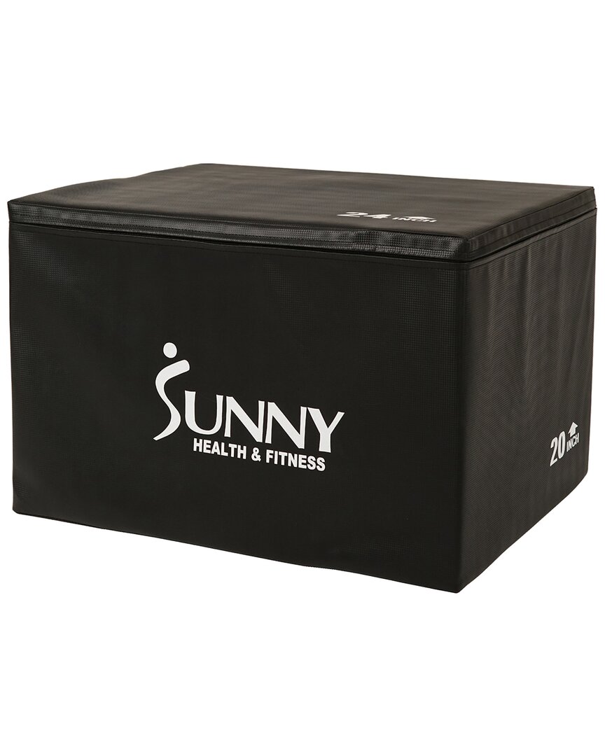 Sunny Health & Fitness 3-in-1 Weighted Pro-plyo Box
