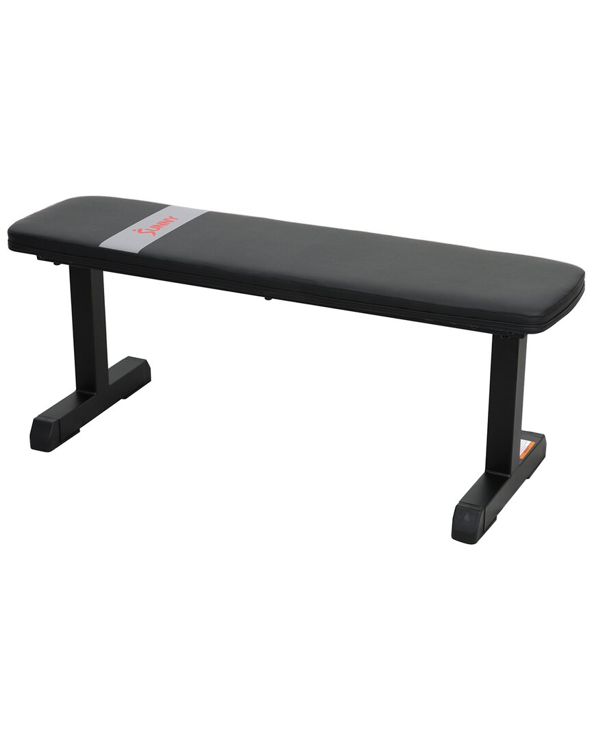 Sunny Health & Fitness Flat Weight Bench With 800lbs Weight Capacity