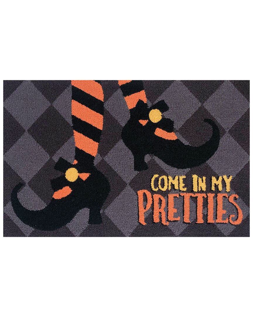 The Rug Market Come In My Pretties 24x36in Doormat In Multicolor