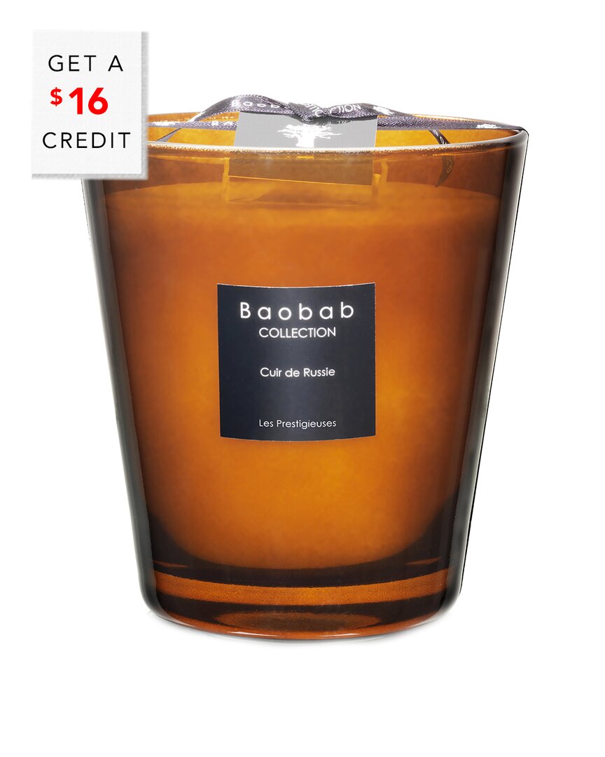 Baobab Collection Max 16 Cuir De Russie Candle With $16 Credit