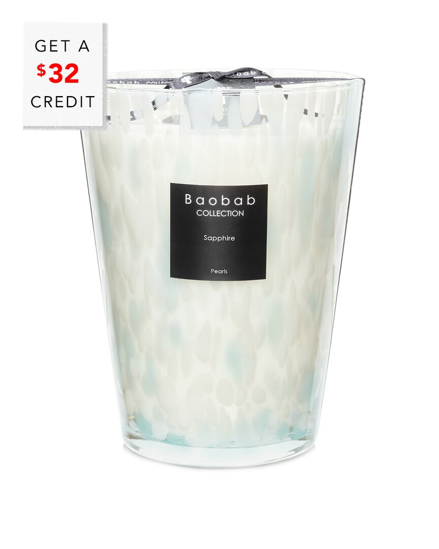 Baobab Collection Max 24 Pearls Sapphire Candle With $32 Credit