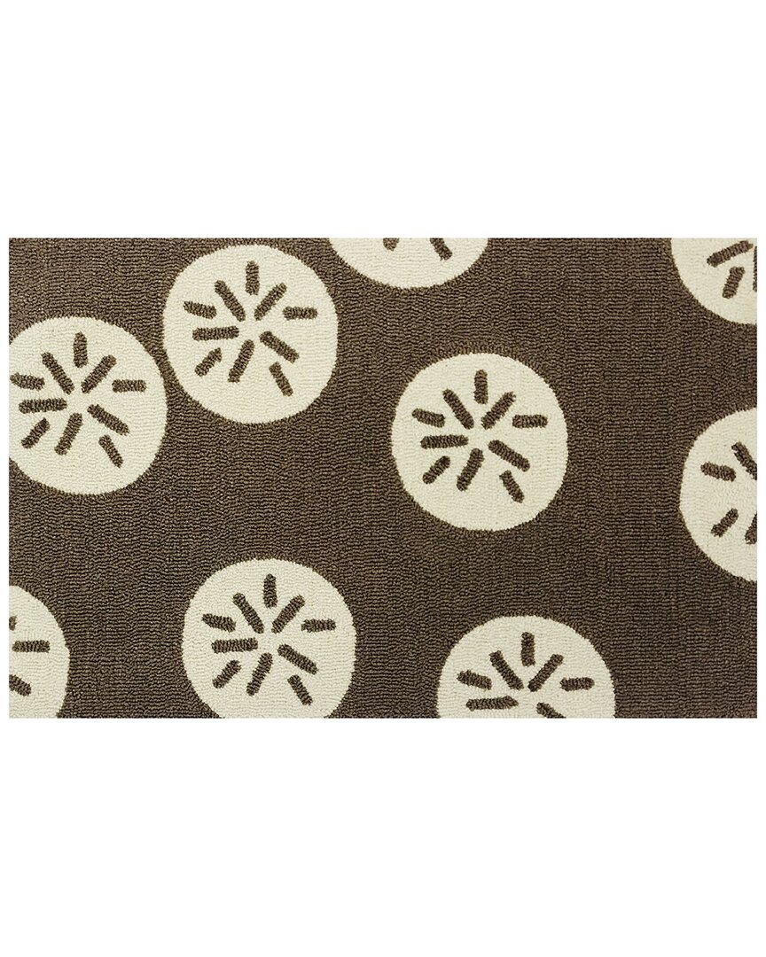 The Rug Market Sand Dollar 30x48in Doormat In Taupe