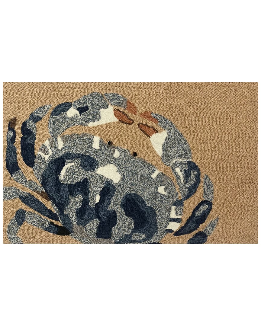 The Rug Market Crab Sea Grass 30x48in Doormat In Tan