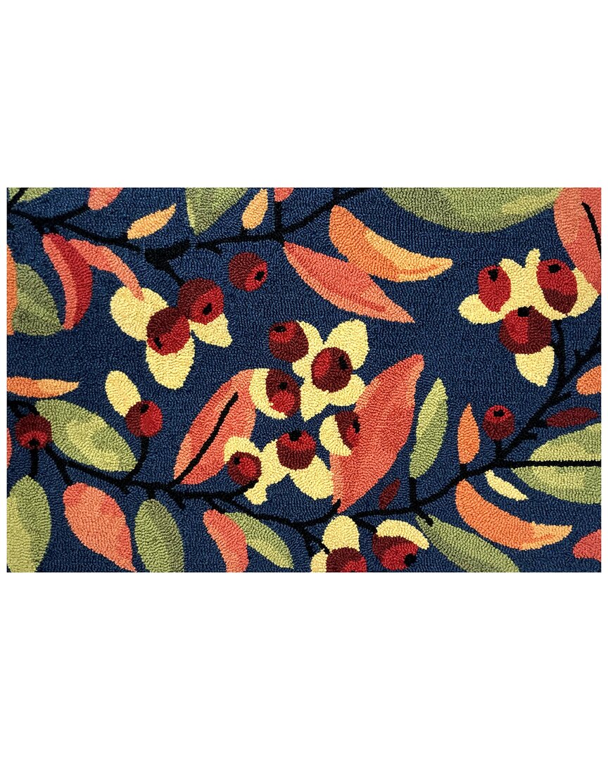 The Rug Market Bittersweet 24x36in Doormat In Indigo