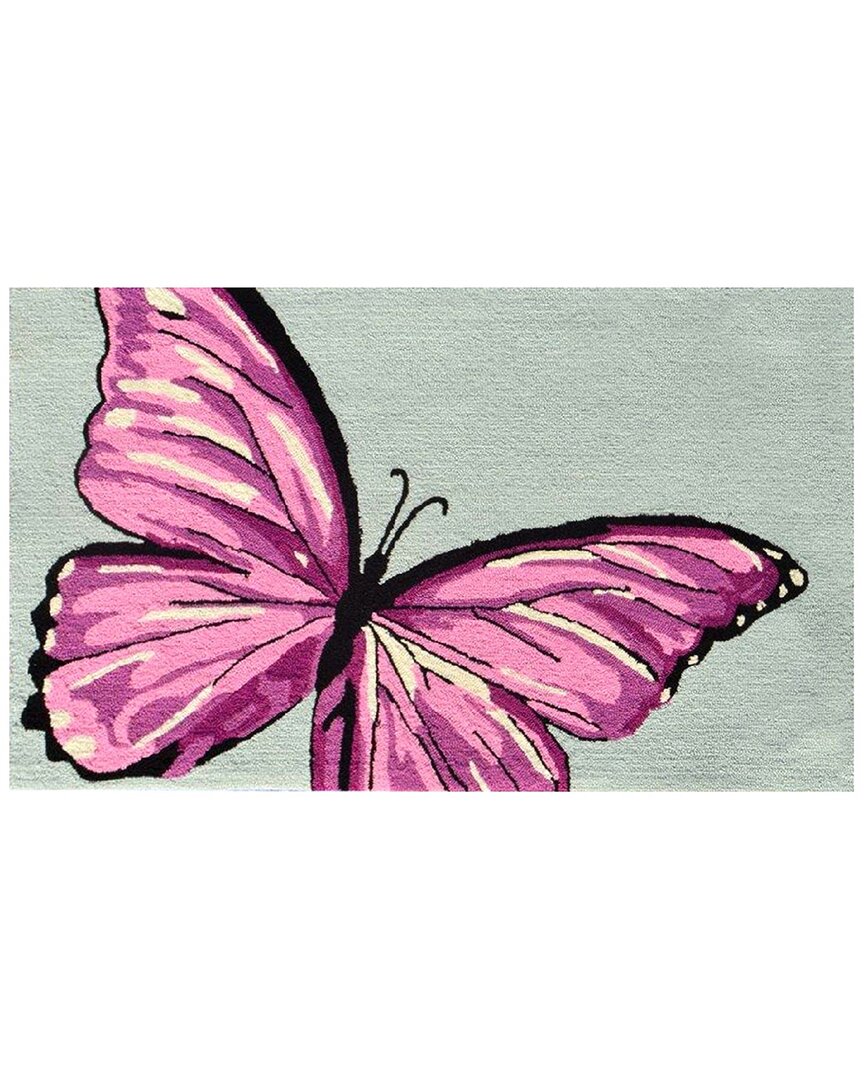 The Rug Market Butterfly 30x48in Doormat In Multicolor
