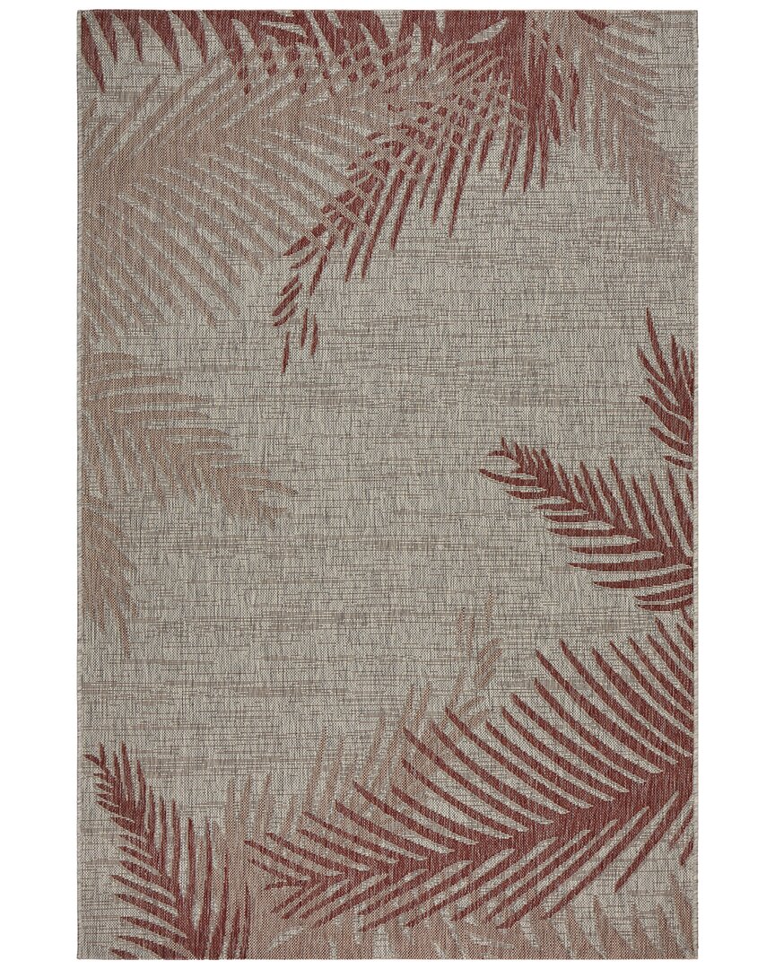 Lr Home Captiva Indoor/outdoor Rug In Red