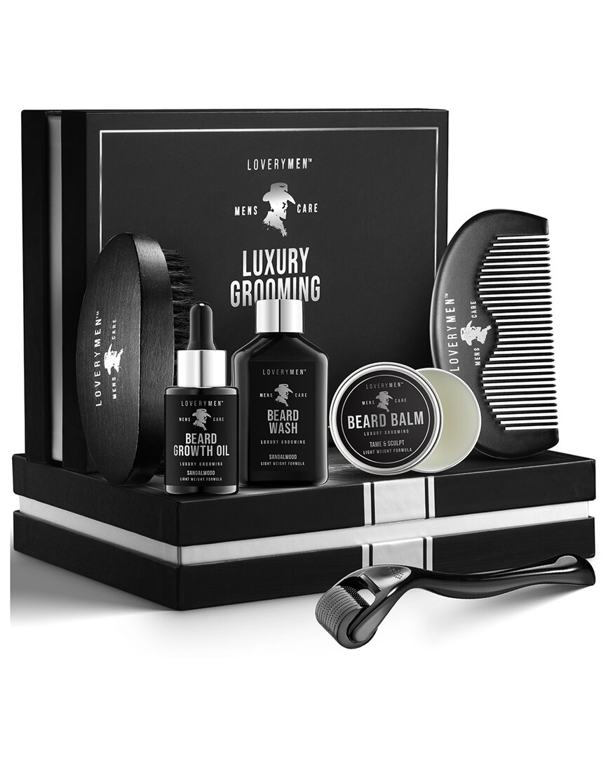 Lovery Men Premium Beard Growth Kit - Complete Groo