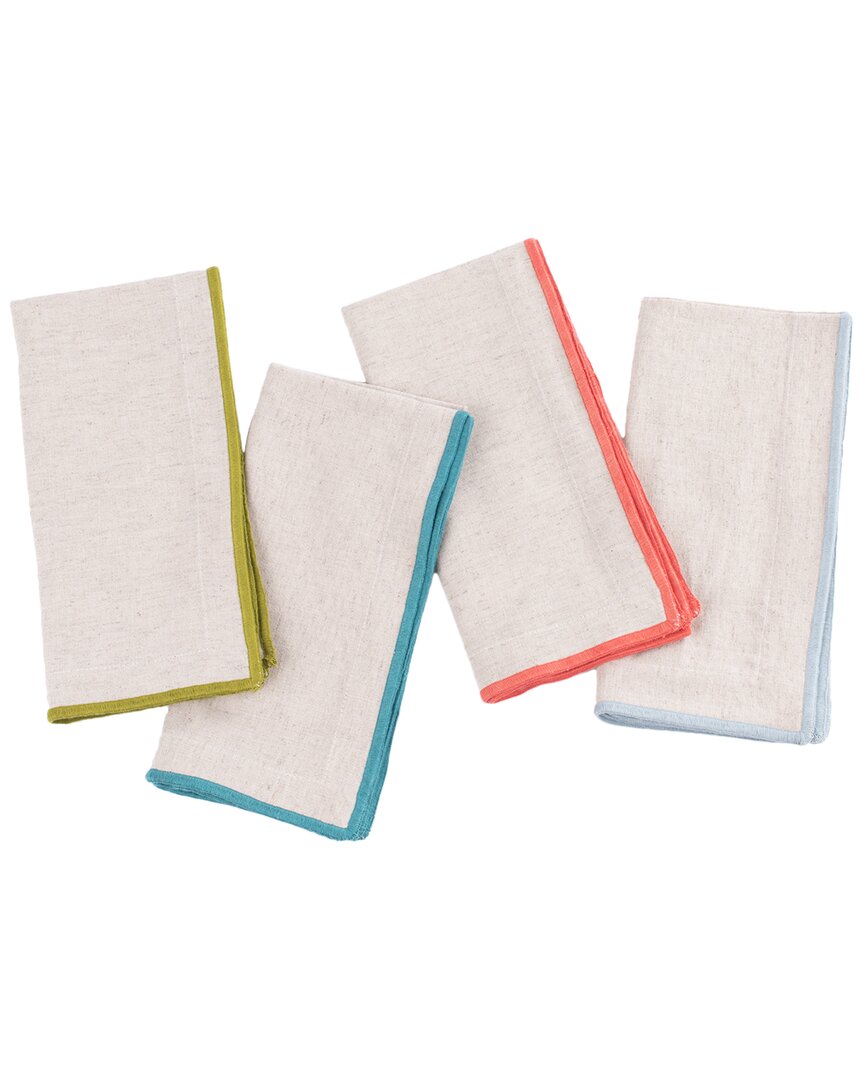 Amity Home Set Of 4 Cora Dinner Napkins