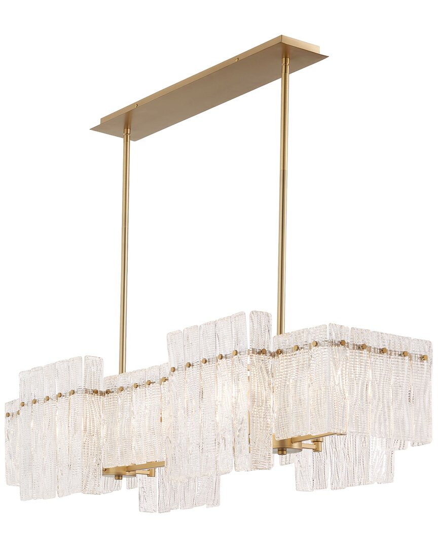 Cyan Design Othello 8-light Linear In Brass