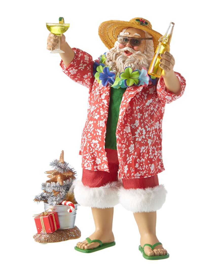 Kurt Adler 2pc Beach Santa Set
