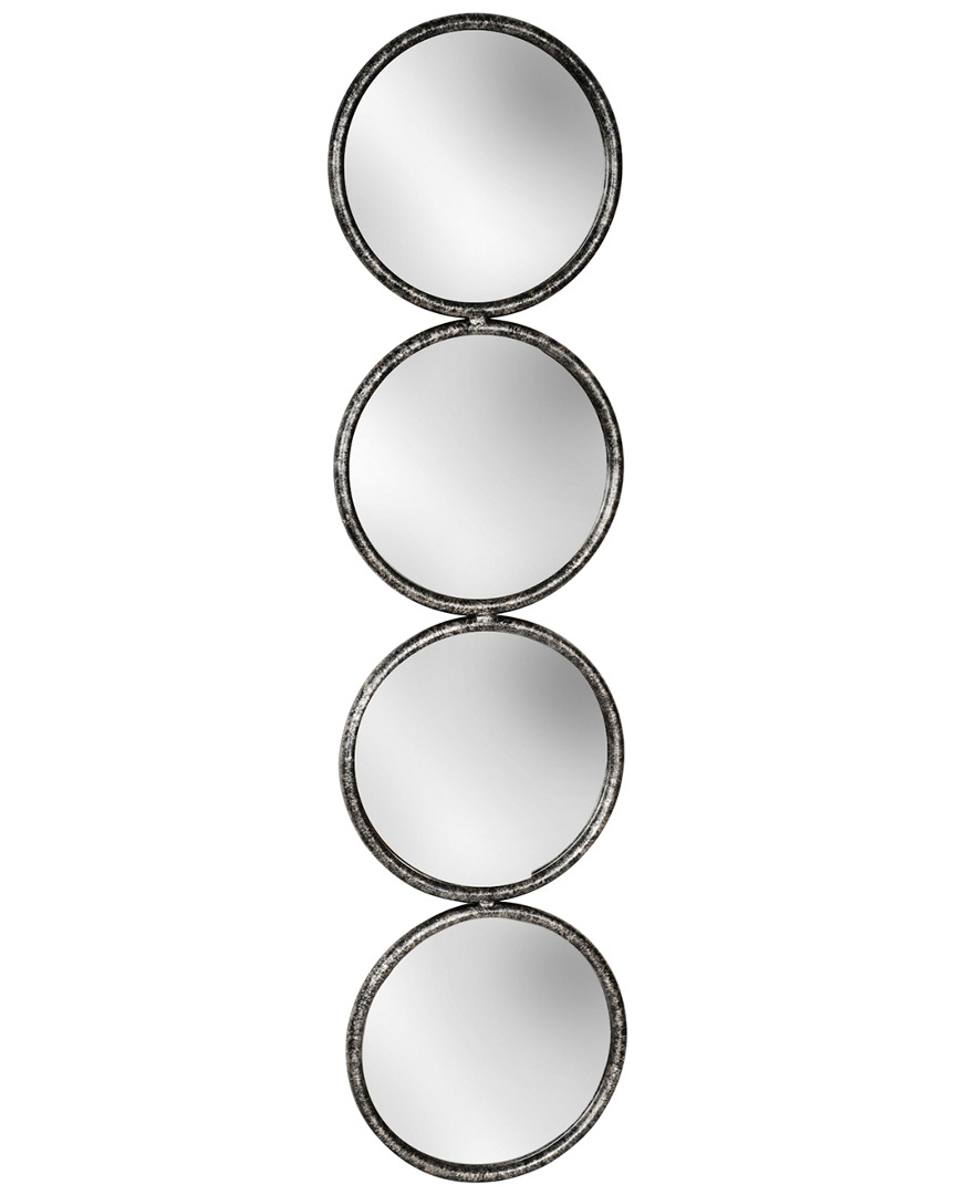 Sagebrook Home Mirrored Circles In Black