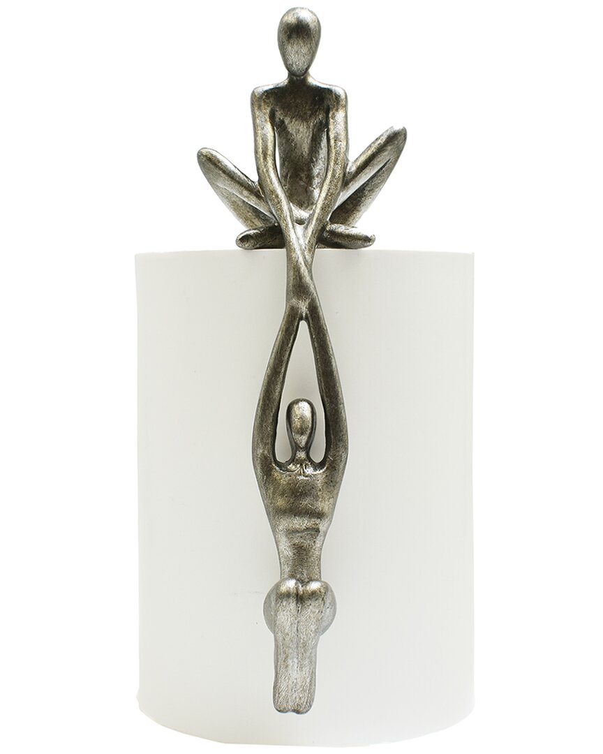 Adam & Friends Man Lifting Woman Onto Ledge Sculpture