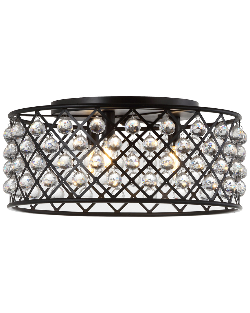 Jonathan Y Designs Gabrielle 19in Led Flush Mount Ceiling Light