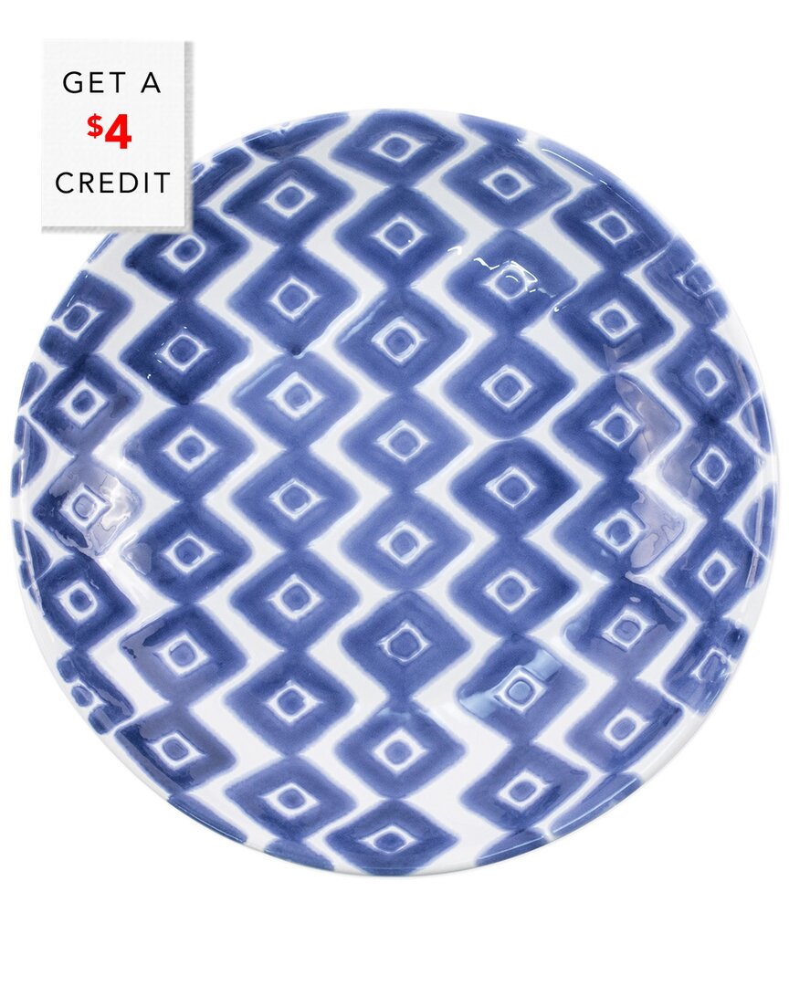 Vietri Viva By Santorini Diamond Salad Plate With $2 Credit