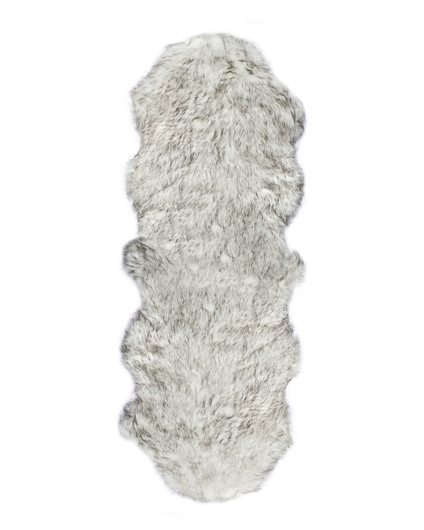 NATURAL GROUP NATURAL GROUP GORDON MACHINE TUFTED DOUBLE FAUX SHEEPSKIN RUG