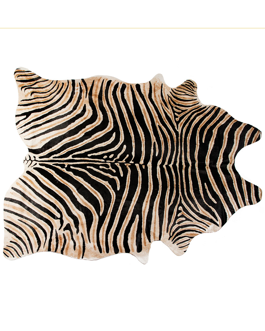Natural Group Togo Handmade Zebra Print Cowhide Rug