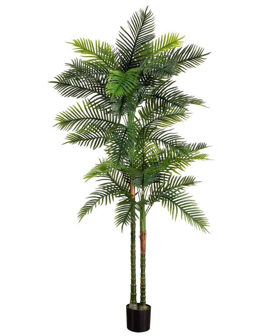 Nearly Natural Uv Resistant Artificial Double Robellini Palm Tree