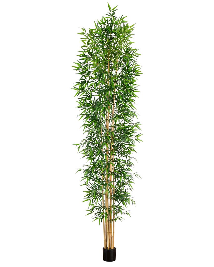 NEARLY NATURAL NEARLY NATURAL 12FT ARTIFICIAL BAMBOO TREE WITH REAL BAMBOO TRUNKS