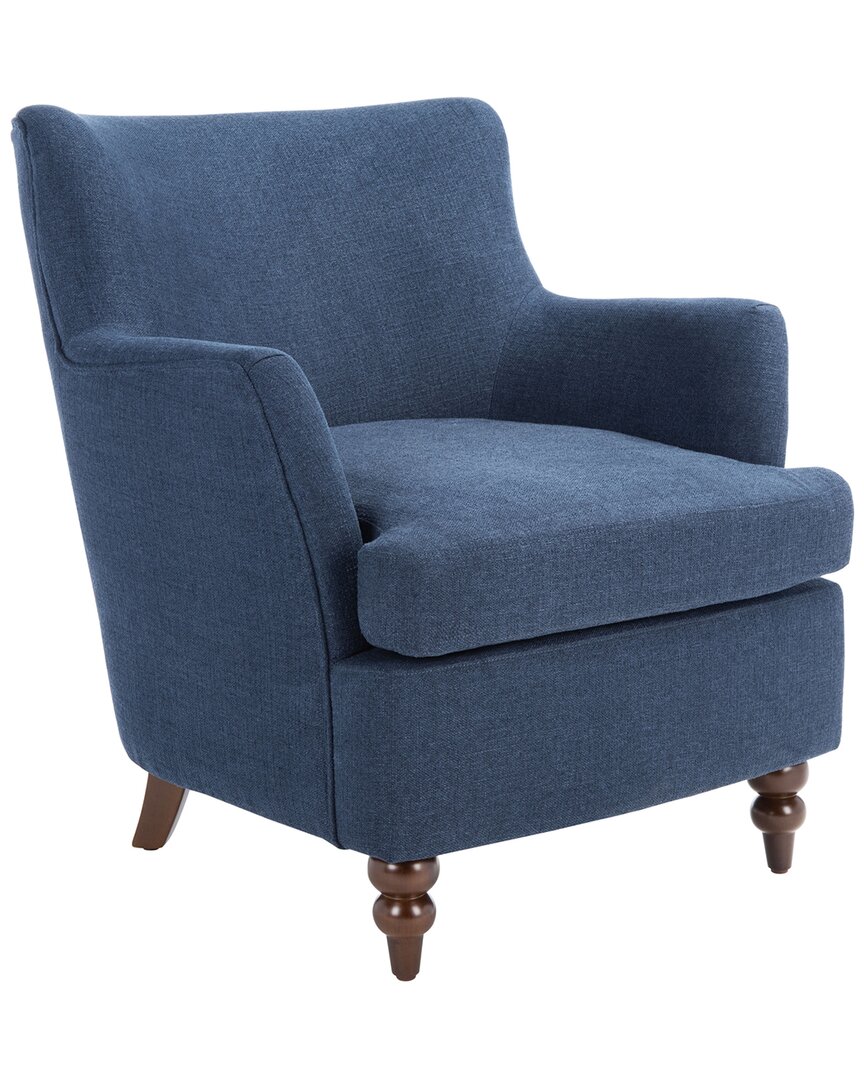 Safavieh Levin Accent Chair In Navy