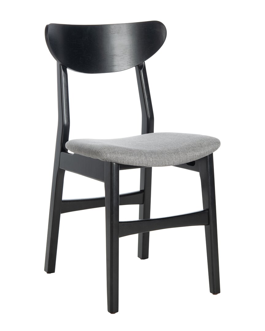 Safavieh Lucca Retro Dining Chair In Black