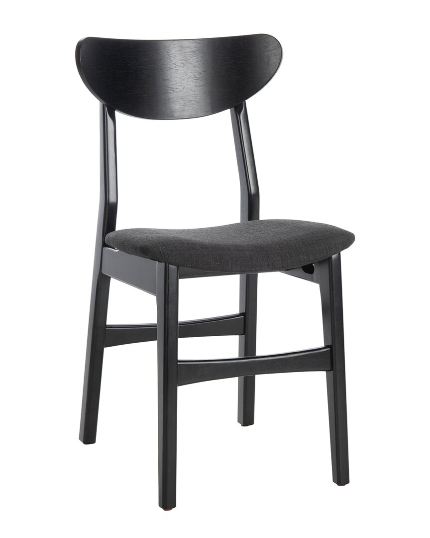 Safavieh Lucca Retro Dining Chair In Black