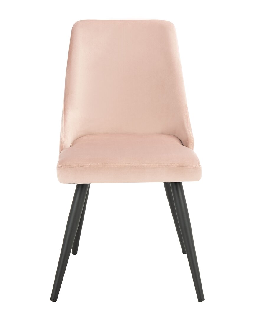 Safavieh Zoi Upholstered Dining Chair In Blush